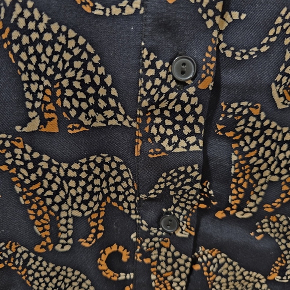 Sugarhill Shirt Dress Dessie With Leopard Spots Size 14 Excellent Condition - Picture 8 of 10